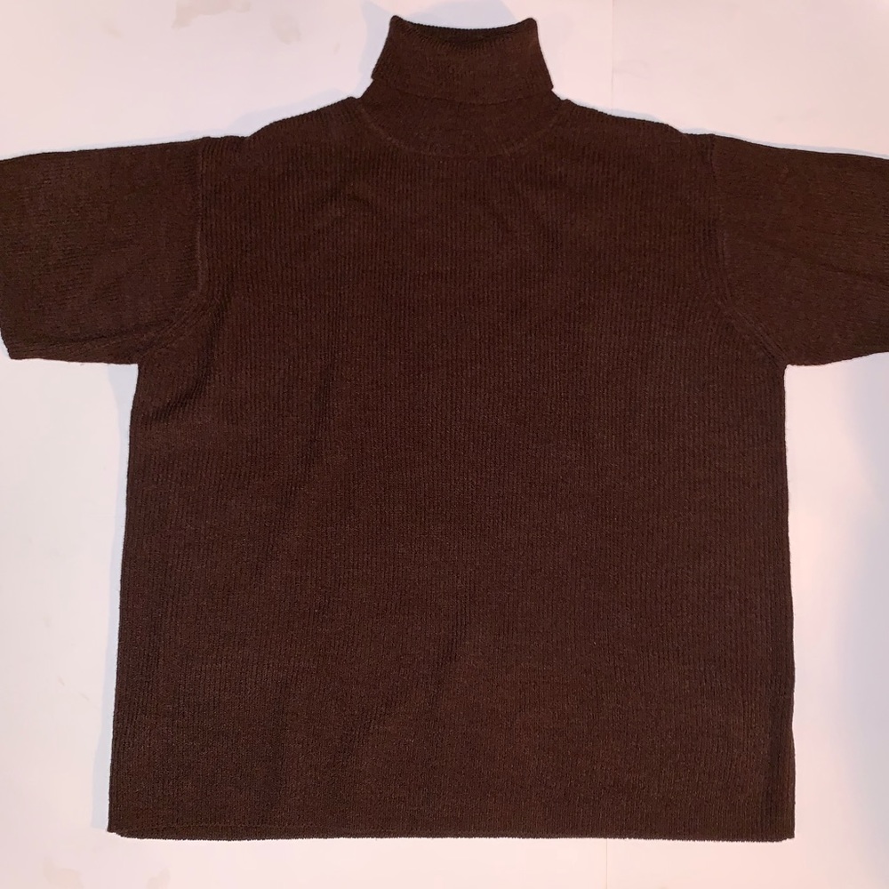 NWT Vintage Eileen Fisher turtle neck short sleeve